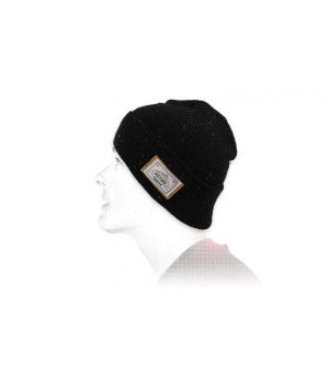 Imagen gorro negro de solapa Uncle black